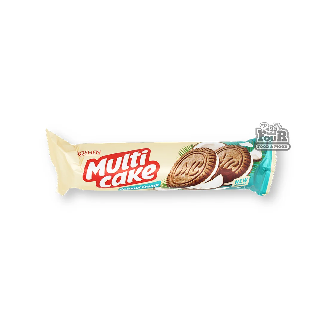 Печенье «Roshen Multi Cake» с кокосовым кремом 180г